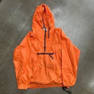 Vintage Y2k old navy Orange Size Large Oversized windbreaker jacket